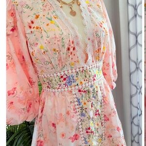 Fore boutique floral boho dress. Tags still on, never worn